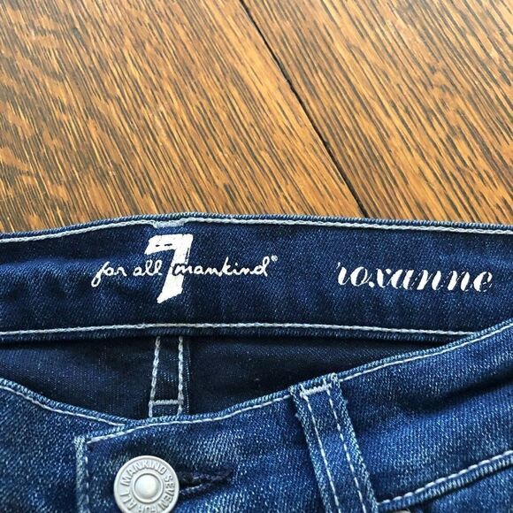 7 For All Mankind Roxanne Medium Wash Jeans - Picture 5 of 11
